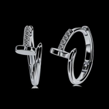 Stud Solitaire Earrings