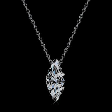 Marquise Solitaire Necklace