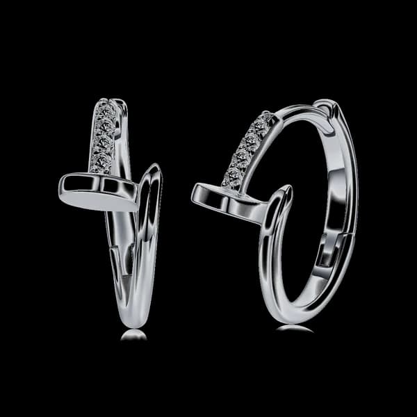 Stud Solitaire Earrings