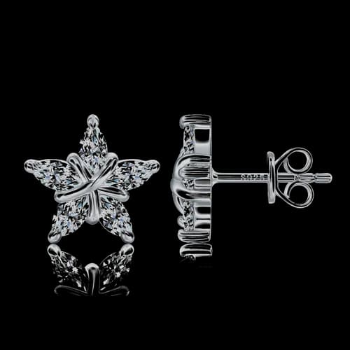 Zircon Drop Earrings